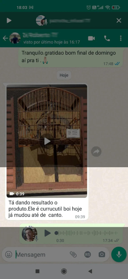 Depoimento do cliente